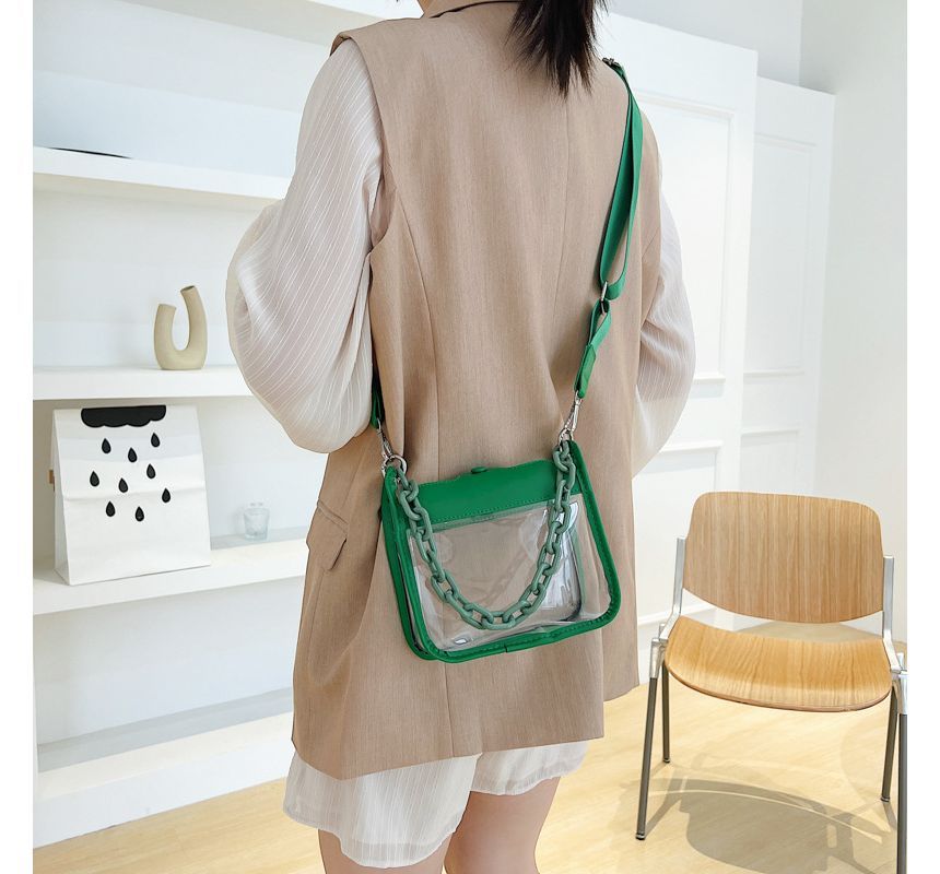 Chain Transparent Bag Crossbody