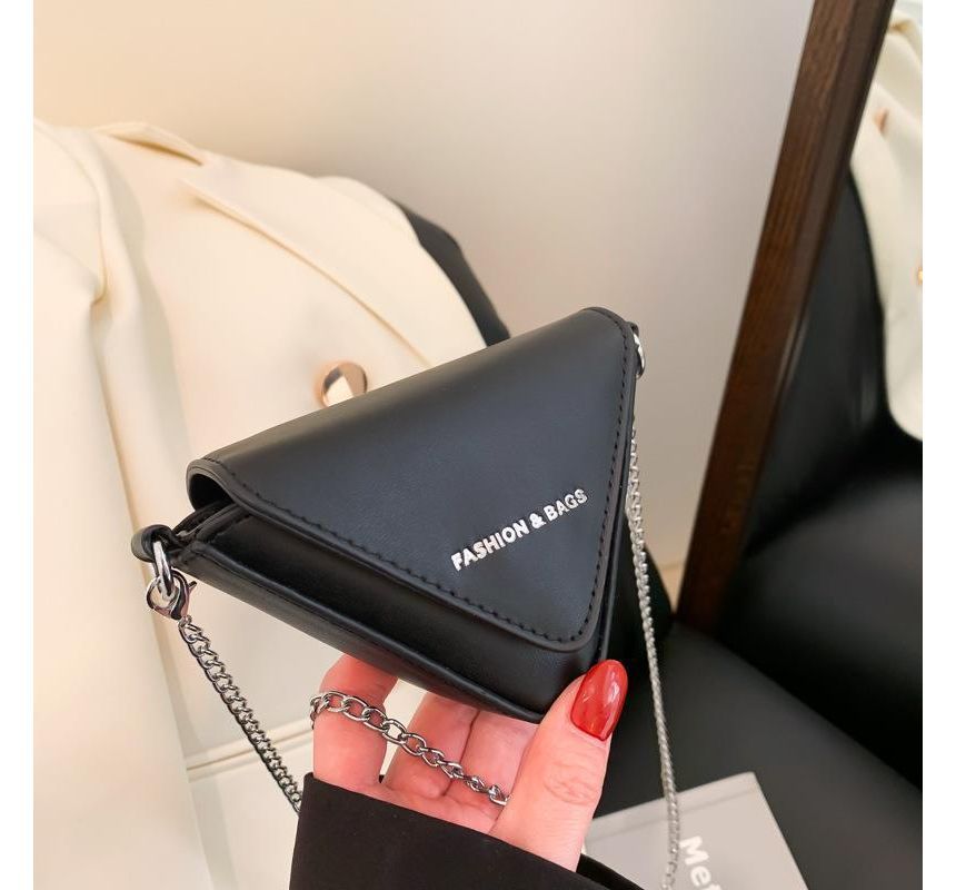Strap Bag Triangle Chain Crossbody