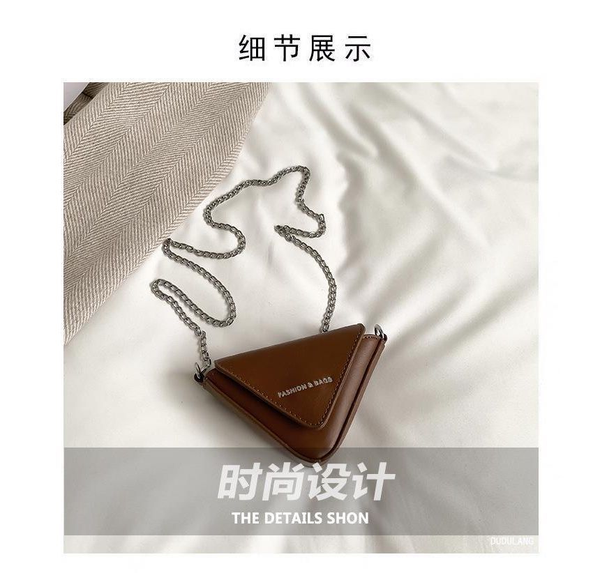 Strap Bag Triangle Chain Crossbody
