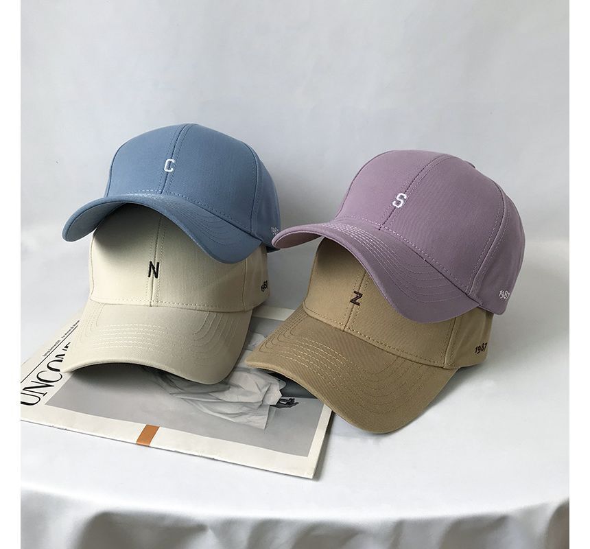 Baseball Cap Embroidered Lettering