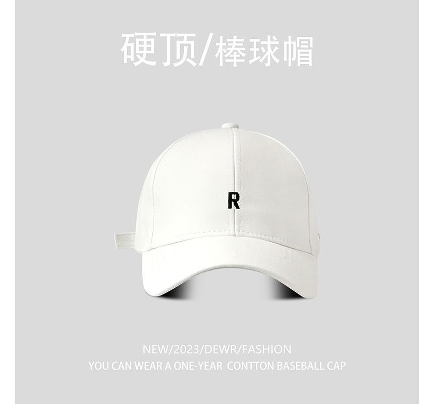 Baseball Cap Embroidered Lettering
