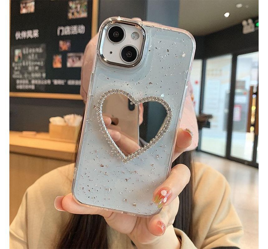 Mirrored Heart Phone Case