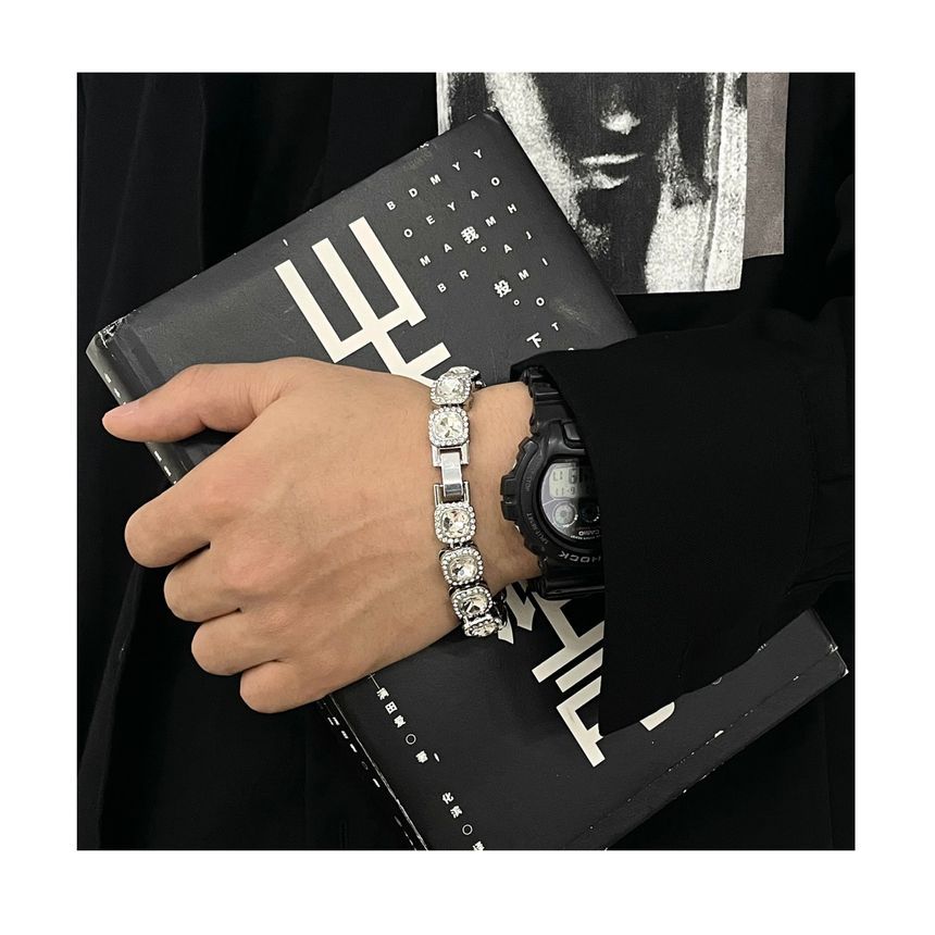 Square Rhinestone Bracelet (Various Designs)