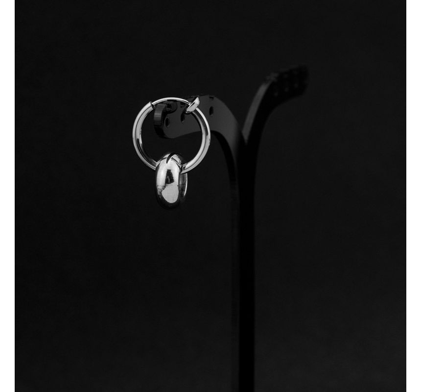 Polished Stainless Steel Hoop Earring (various designs)