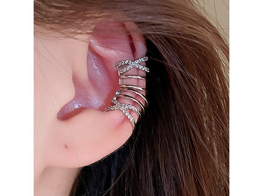 Cuff Alloy Layered Earring