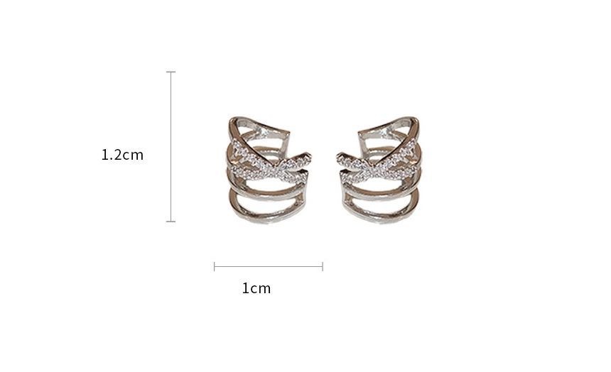 Cuff Alloy Layered Earring
