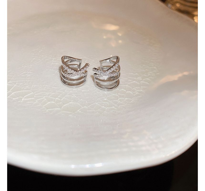 Cuff Alloy Layered Earring