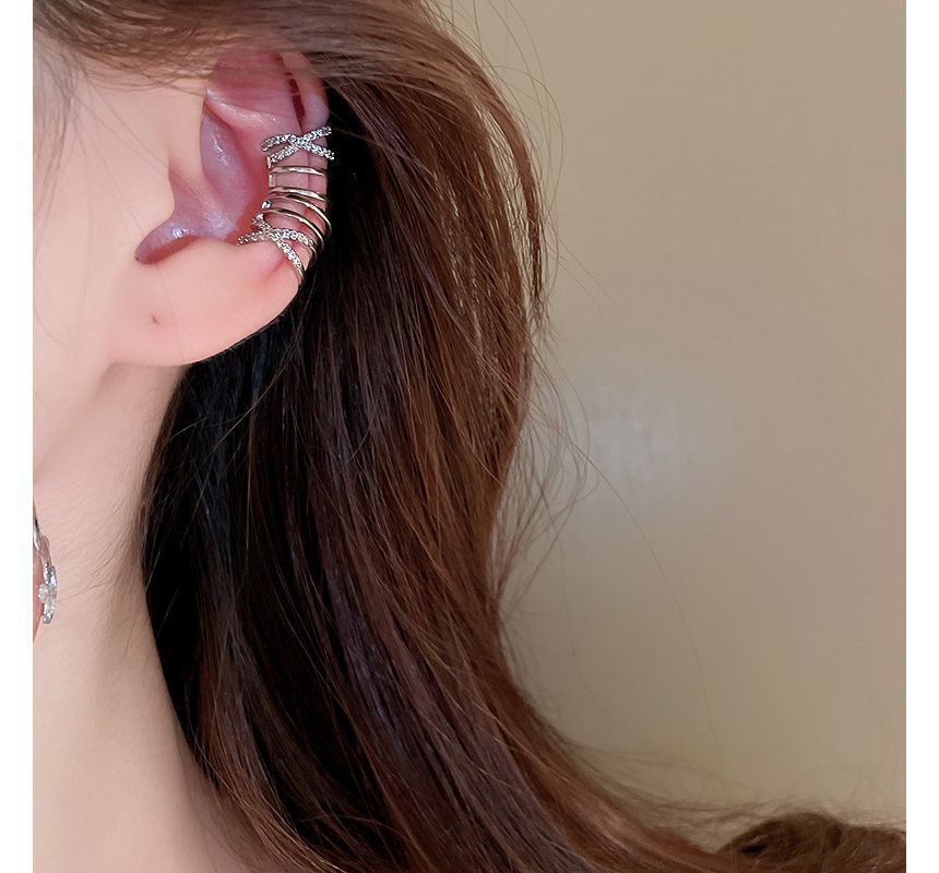 Cuff Alloy Layered Earring