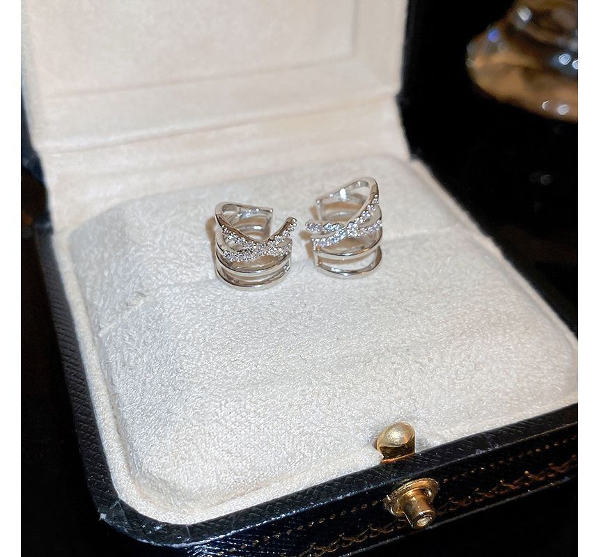 Cuff Alloy Layered Earring