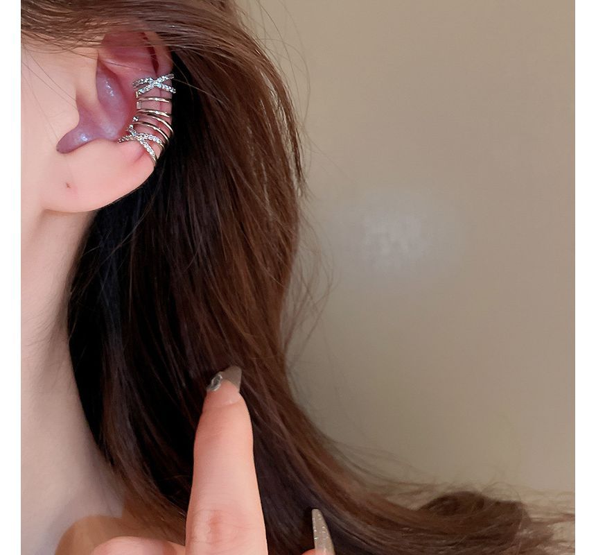 Cuff Alloy Layered Earring