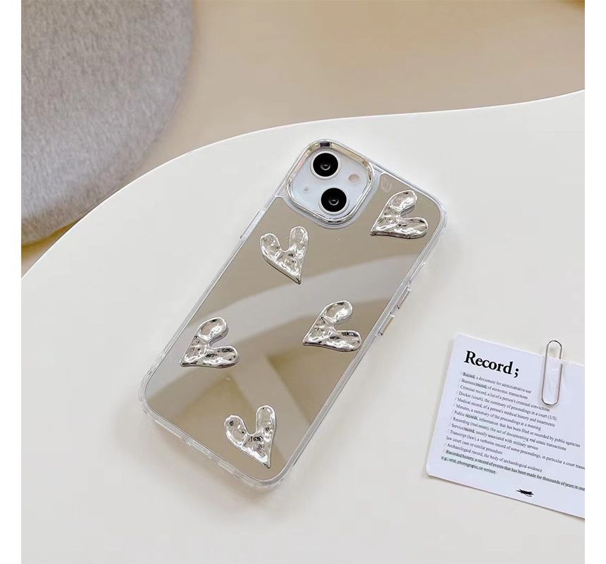 Heart Phone Mirrored Case