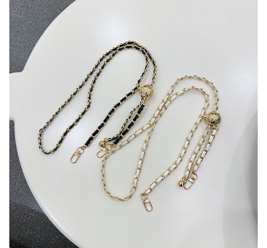 Faux Leather Phone Lanyard Chain