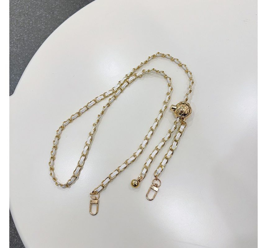 Faux Leather Phone Lanyard Chain