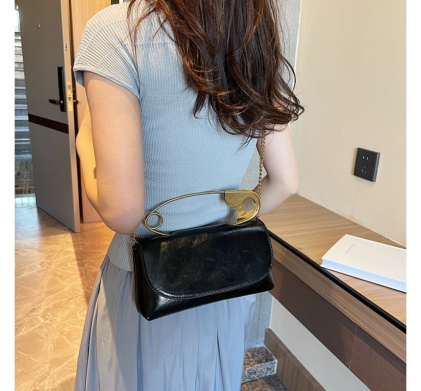 Bag Handle Crossbody Pin Safety Flap