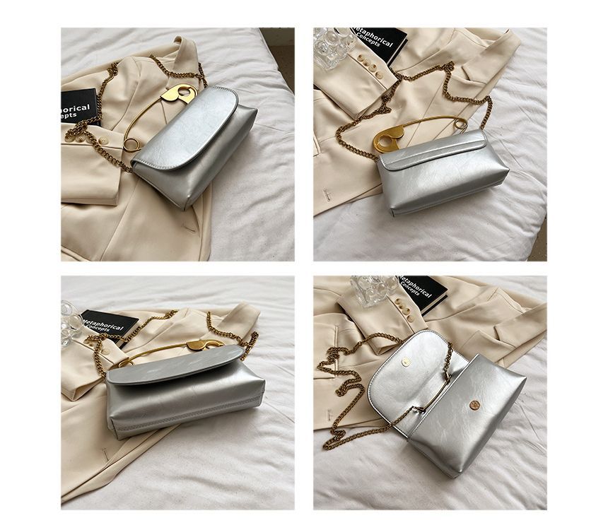 Bag Handle Crossbody Pin Safety Flap