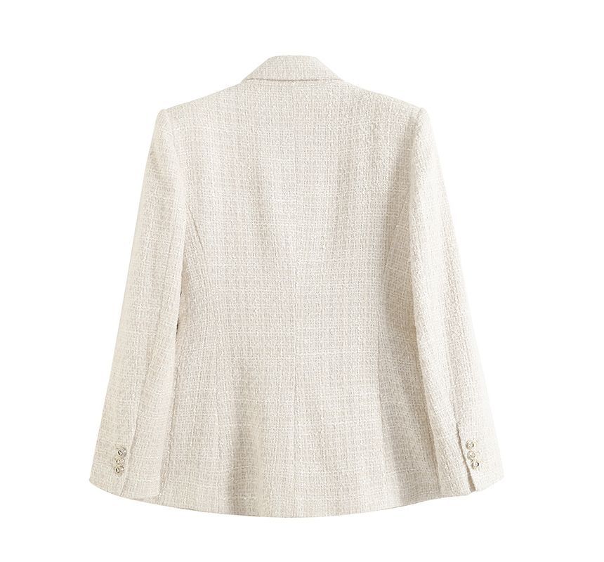 Tweed Double-Breasted Blazer