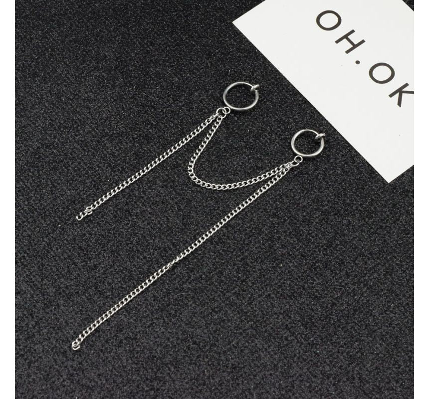 Chain Drop Earring / Clip-On Earring