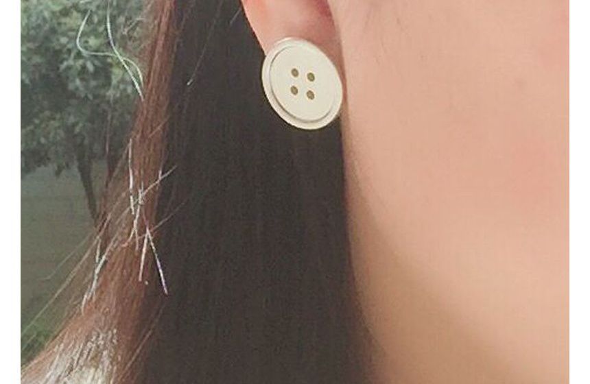 Button Ear Stud