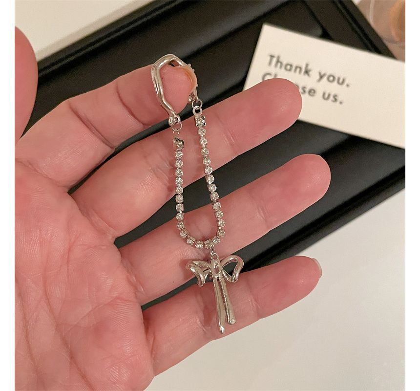 Cuff Ear Rhinestone Bow