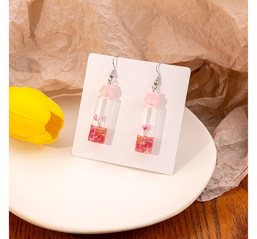 Wish Bottle Drop Earring