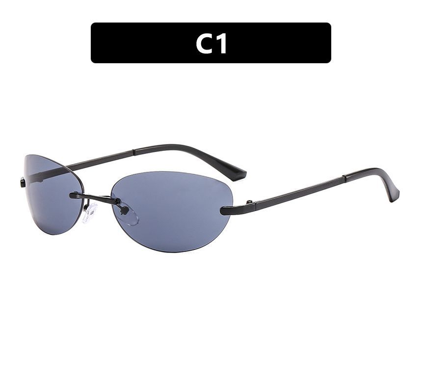 Frameless Sunglasses Metal