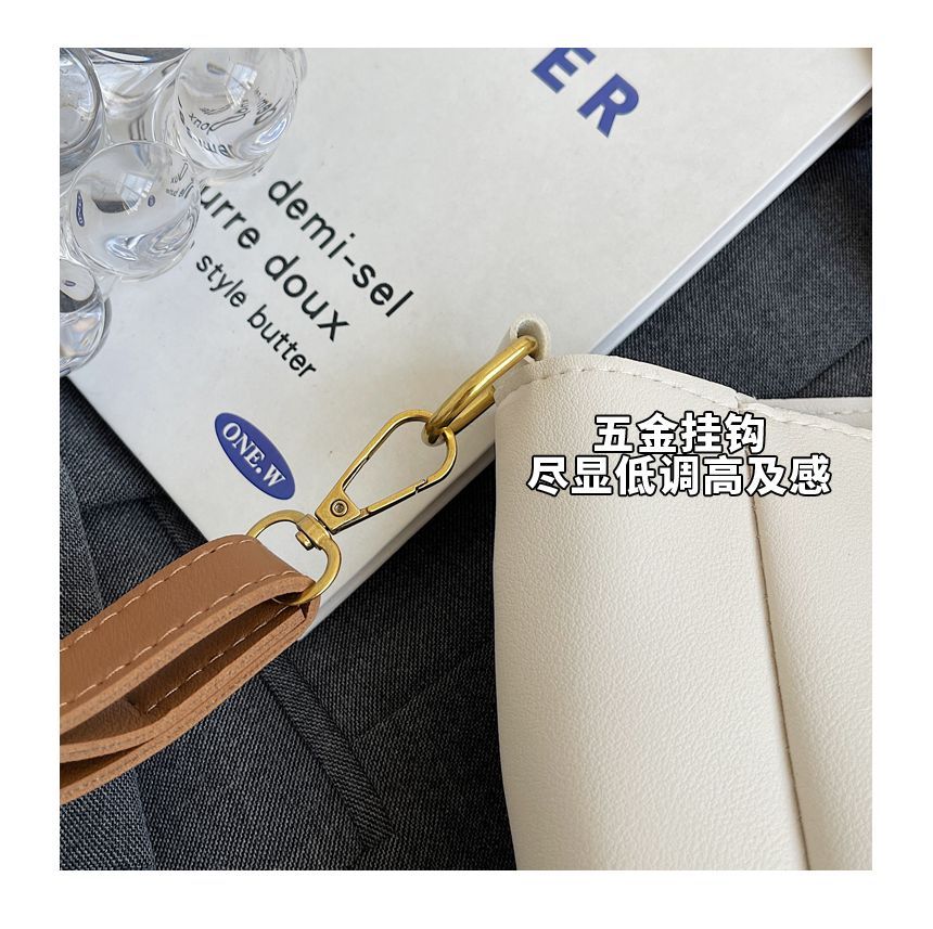 Faux Leather Tote Bag / Bag Charm / Set