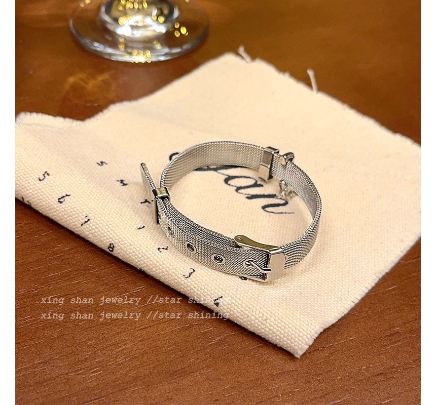 Alloy Faux Bracelet / Leather Pendant Star Buckled