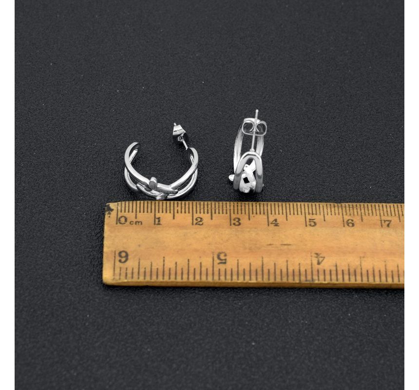 Layered Open Hoop Earring