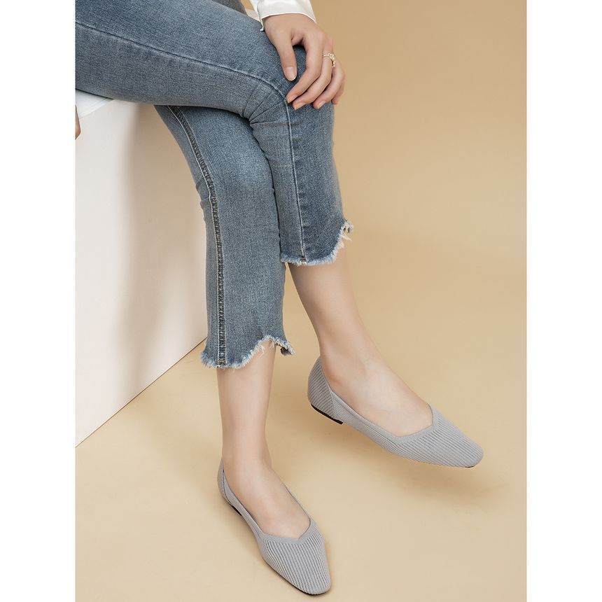 Pointy Flats Knit