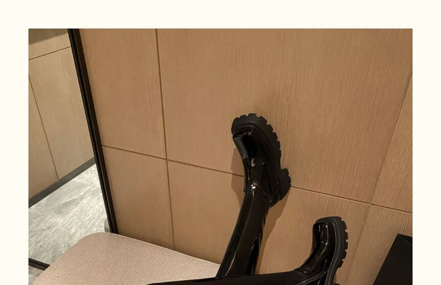 Boots Over-the-Knee Faux Leather