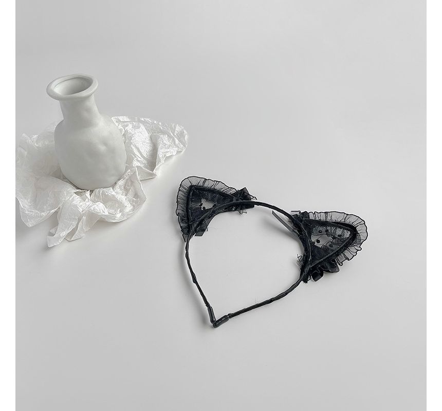 Lace Cat Headband Ear