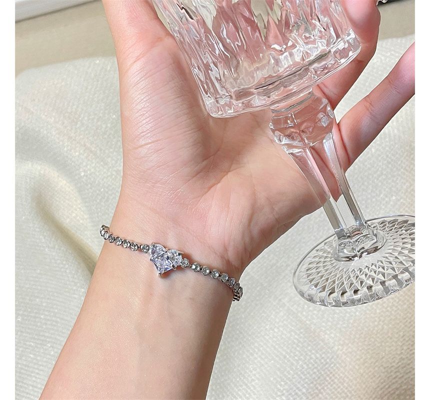 Bracelet Rhinestone Heart