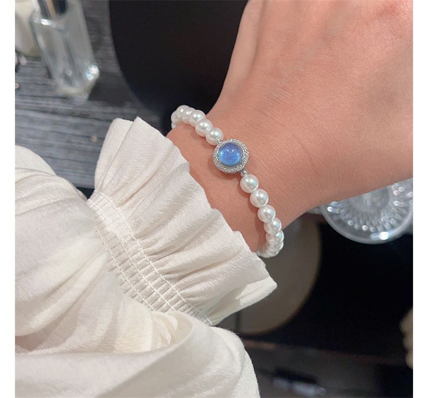 Bracelet Faux Pearl Gemstone