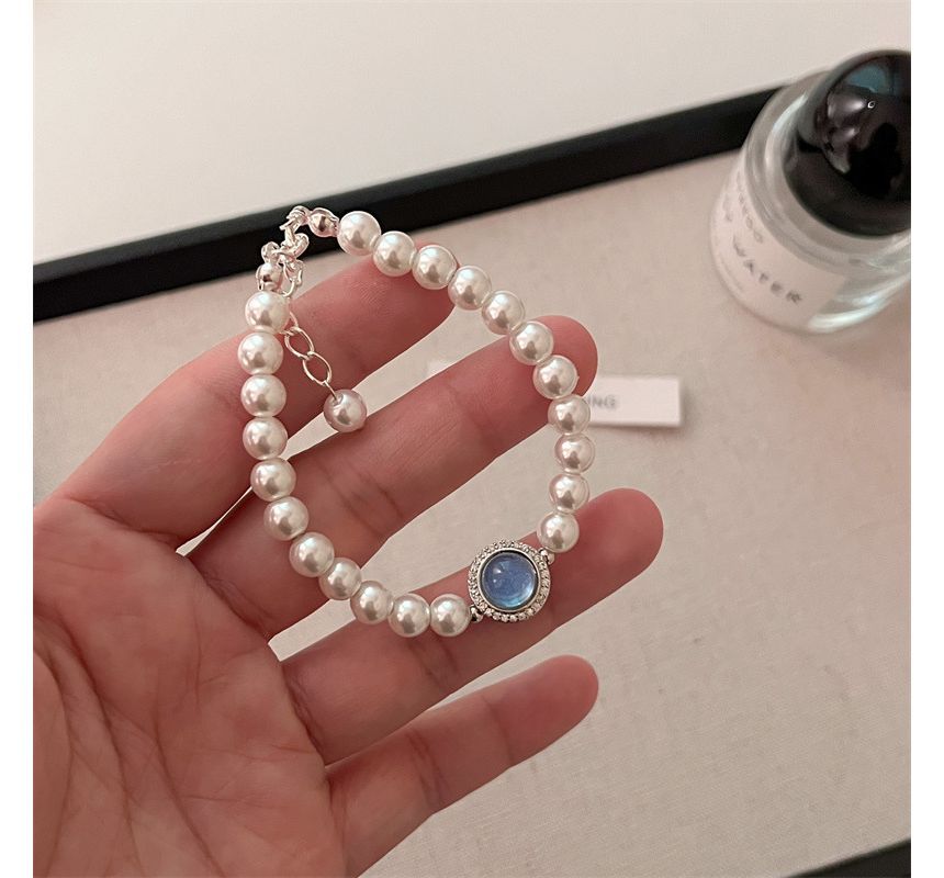 Bracelet Faux Pearl Gemstone
