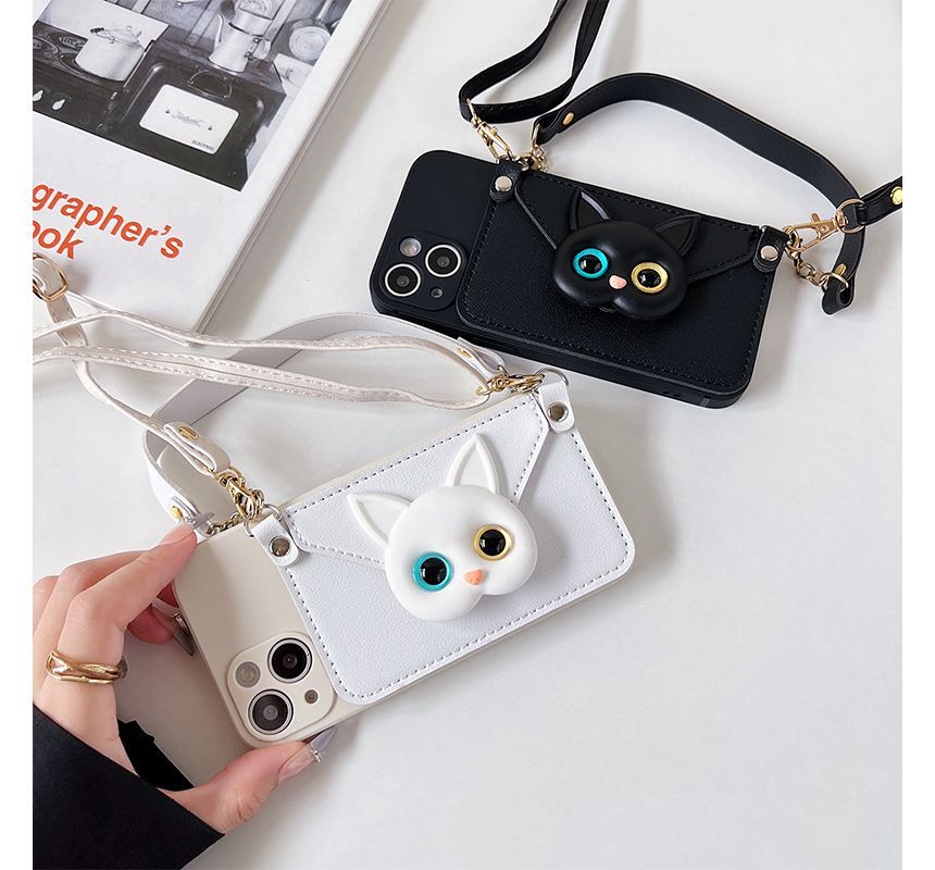 Cat Card Holder Phone Case