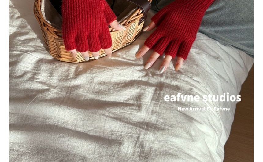 Knit Fingerless Gloves