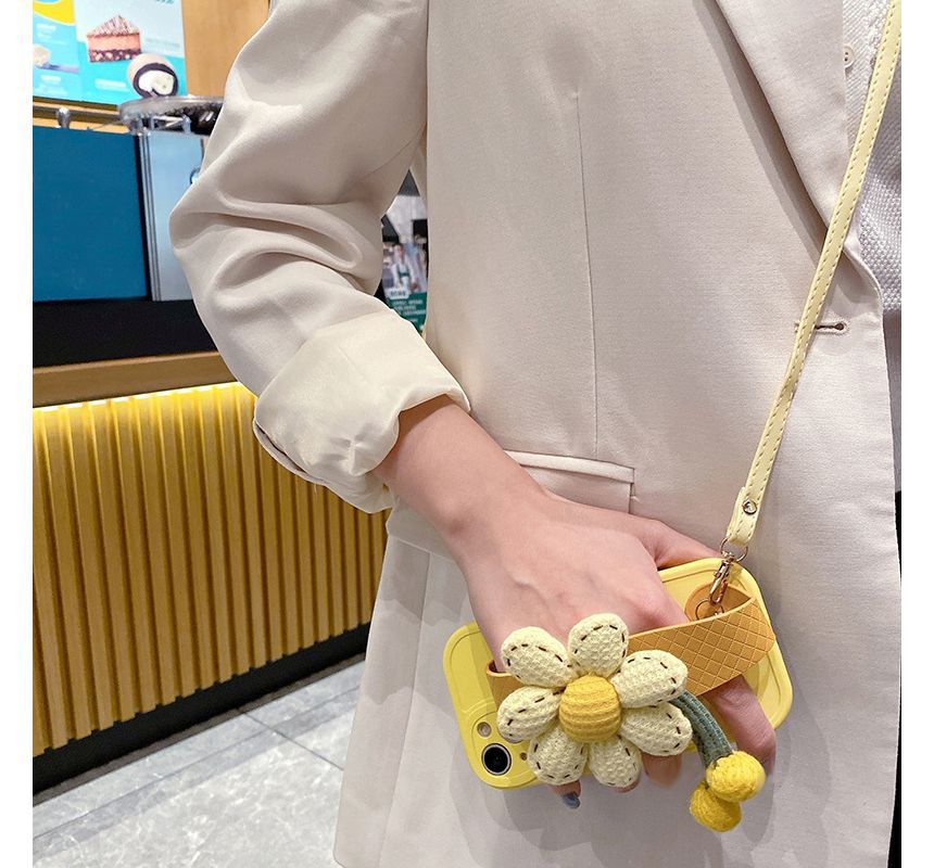 Strap Phone Floral Case