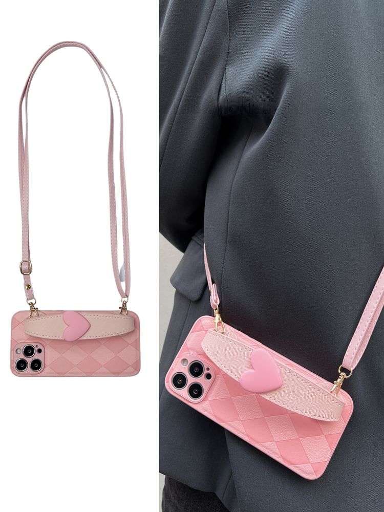 Heart Strap Phone Case