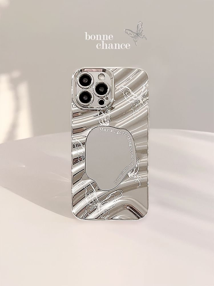 Phone Mirrored Butterfly Case