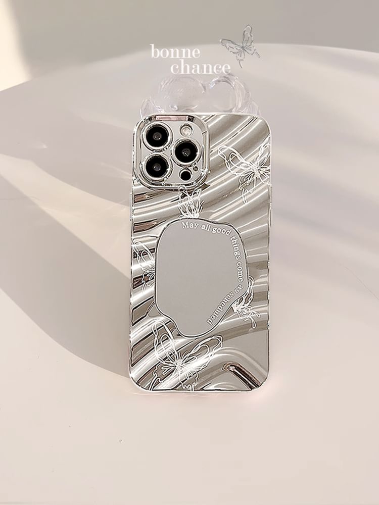 Case Butterfly Phone Mirrored