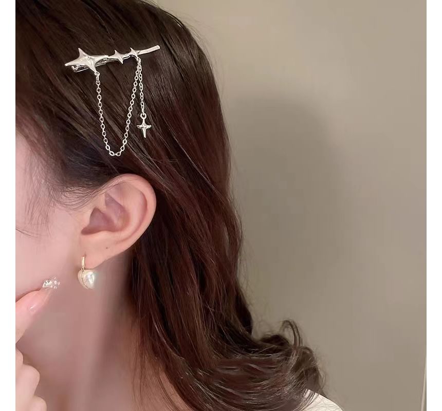 Star Clip / Chain Alloy Pin Hair