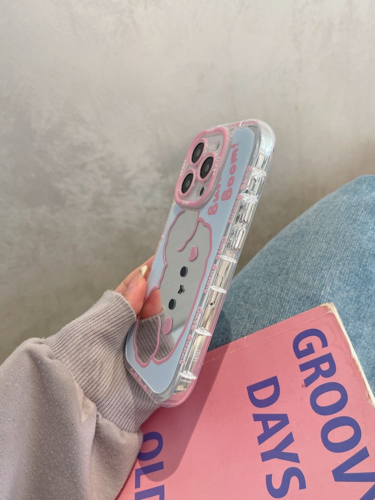 Mirrored Case Phone Dog