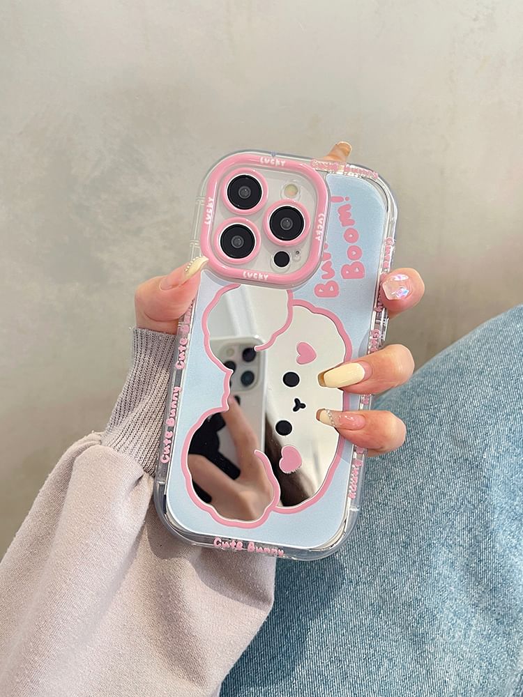 Mirrored Case Phone Dog
