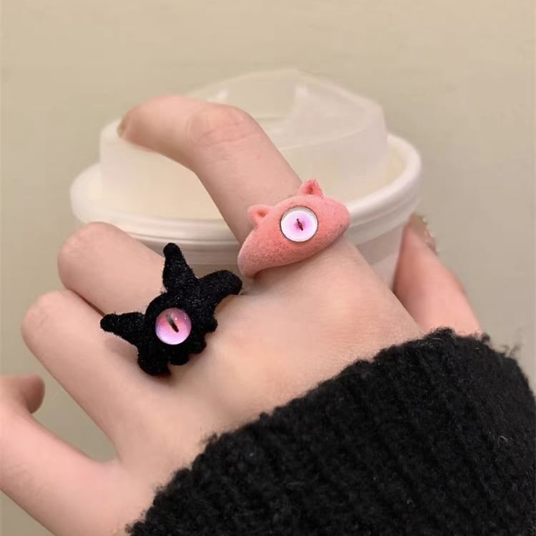 Open Designs) (Various Alloy Ring Flocking Monster