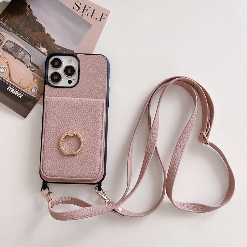 Phone Case Holder Faux Leather Card