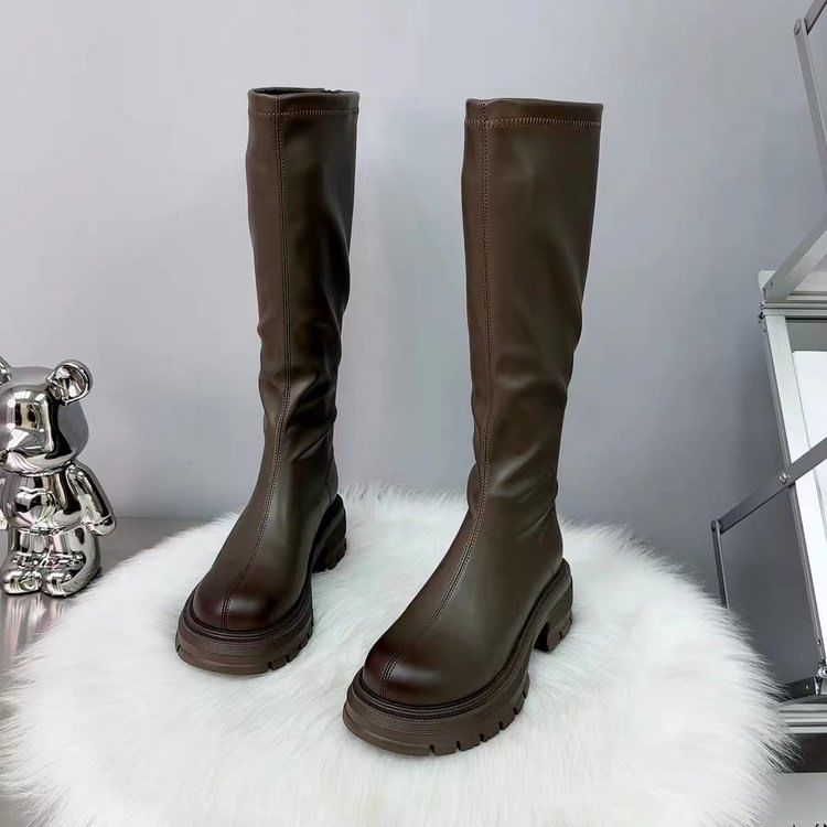 Boots Platform High Knee