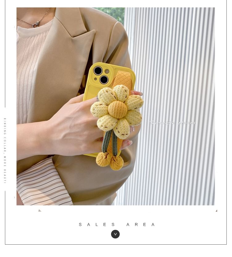 Phone Strap Case Floral