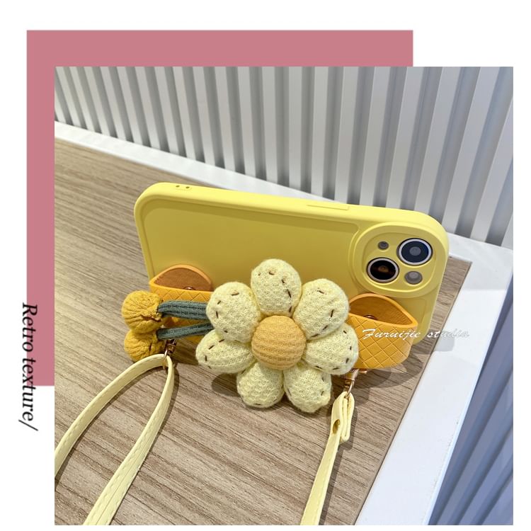 Phone Strap Case Floral