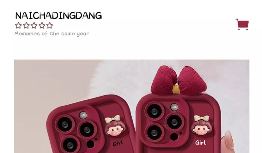 Phone Case Heart Girl