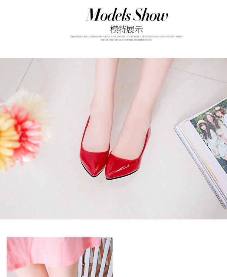Heel Pumps Pointed Kitten